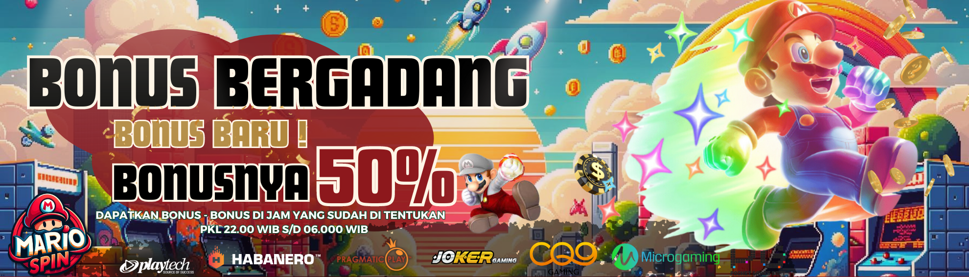 BONUS BERGADANG 50%	